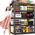 71.2" H Garage Shelving Heavy Duty Storage Shelves, Metal Adjustable Shelving Unit, Utility Garage Organizer Shelf
