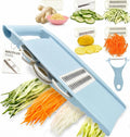 Handheld Mandoline Slicer for Kitchen, Vegetable Slicer Multi Blade Potato Chip, Veggie shredder, Vegetable Cutter