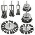 7 Pack Twist Knot Wire Wheel Brush Crimped Cup