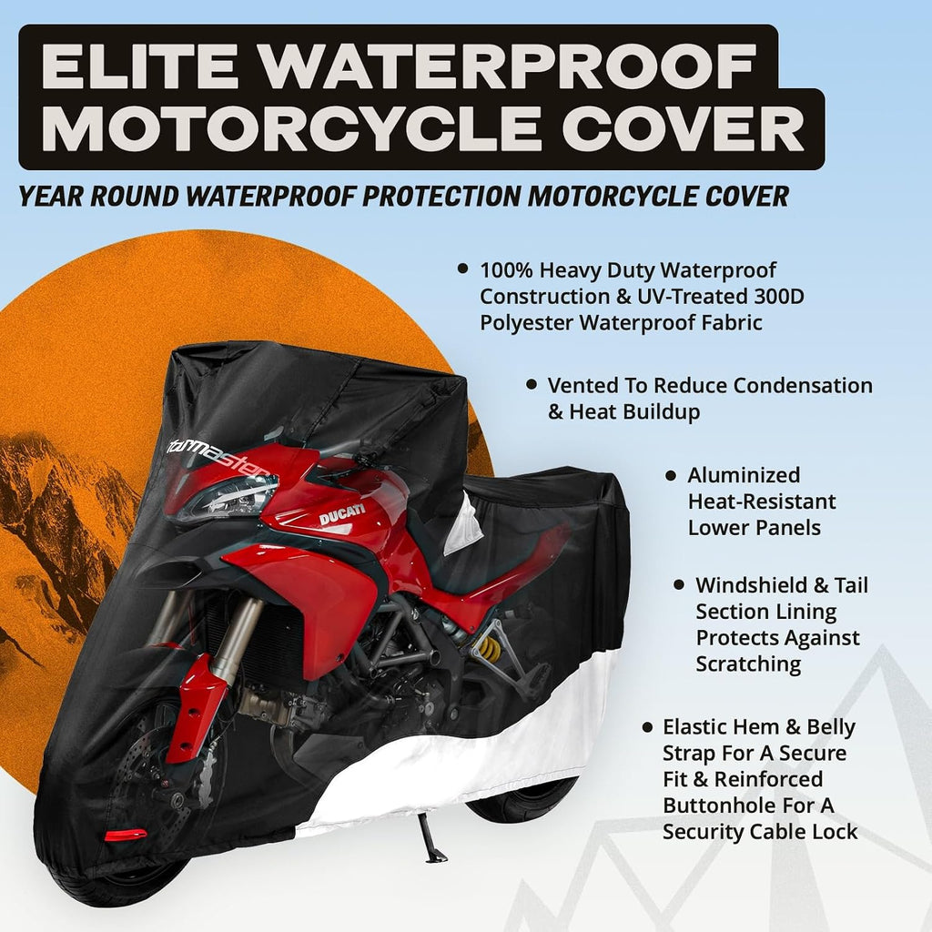 Elite Waterproof Motorcycle Cover
