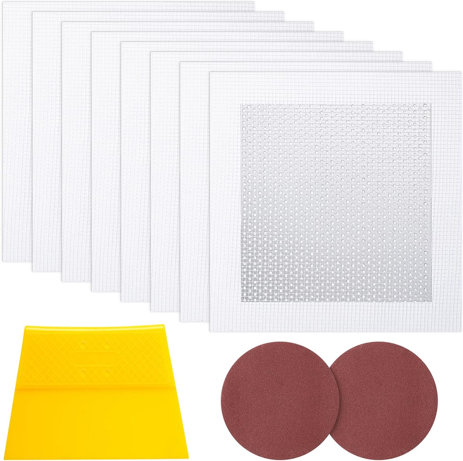 Bates- Drywall Repair Kit, 11 pcs, 6 Inch, Dry Wall Patch Kits, Wall Repair Patch Kit, Wall Patch Repair Kit, Drywall