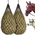Hay Bags for Horses, 2 Pack Hay Nets for Horses Slow Feed, Goats, Livestock, 40" Large Opening Polyester Rope Hay
