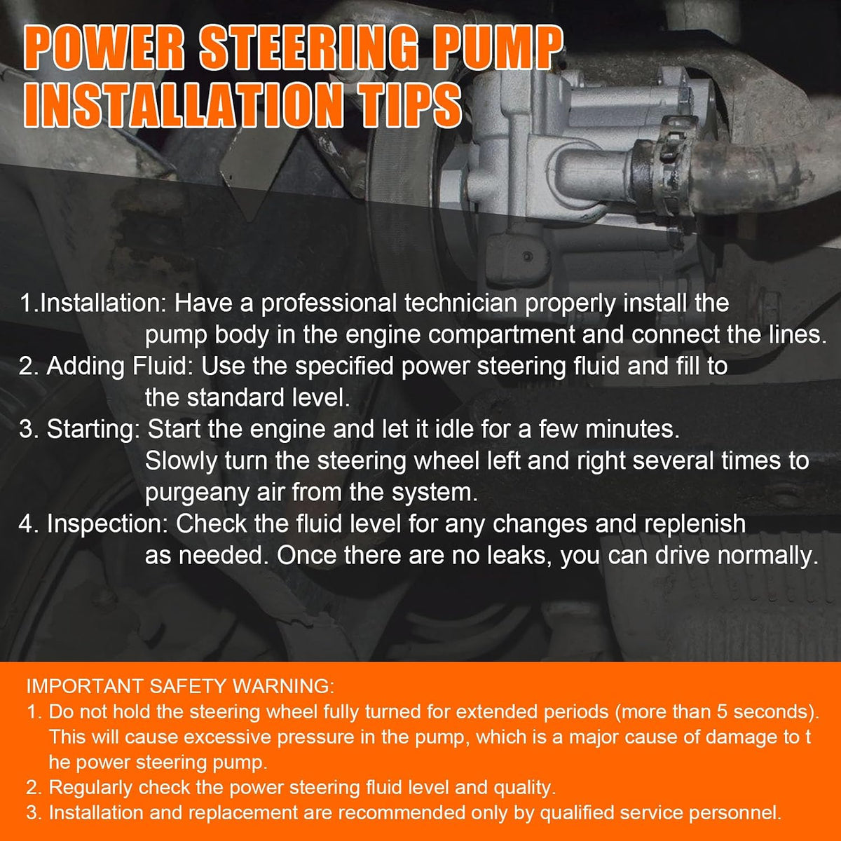 20-65990 Power Steering Pump for Chevrolet Trailblazer 2002-2009