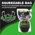 BLACKHAWK PERFORMANCE Lithium EP0 Grease, 32 oz EZ Squeeze Pouch (4pk)