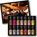 Sweet Essential Oil - 14x10ml Set, Premium Fragrance Oils for Candle Making, Diffuser, Soap, Perfume, Bath & Body