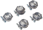 RACO 2711B5 Connector, Squeeze, NMSC Cable, 1/2-Inch, Zinc, 5-Pack