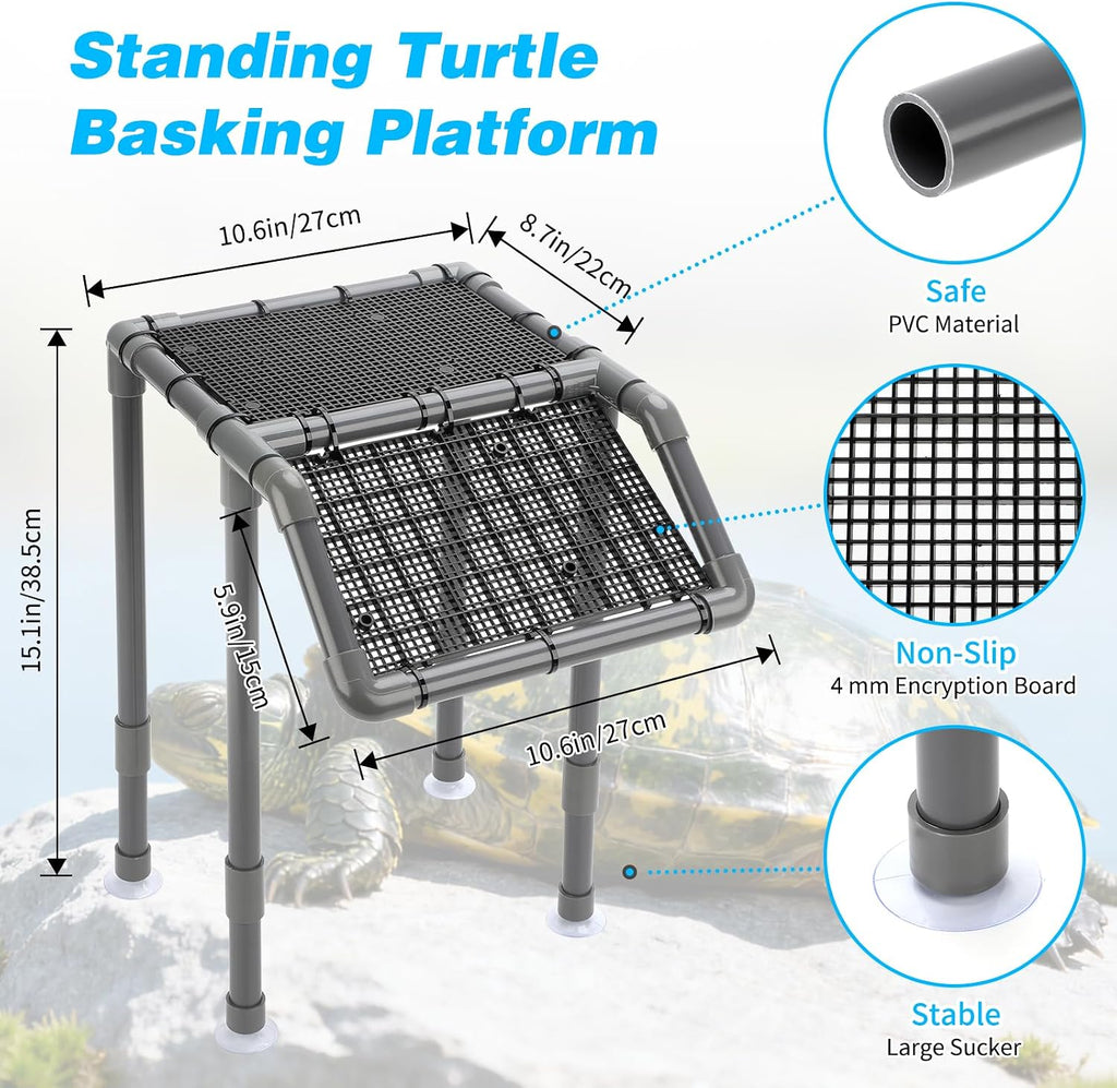 Standing Turtle Basking Platform for 15-90 Gallon Tanks