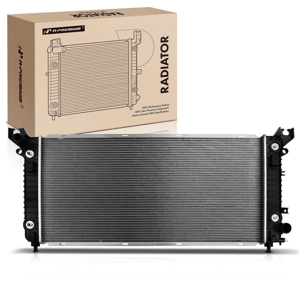 A-Premium Engine Coolant Radiator Compatible with Chevrolet, GMC, Cadillac