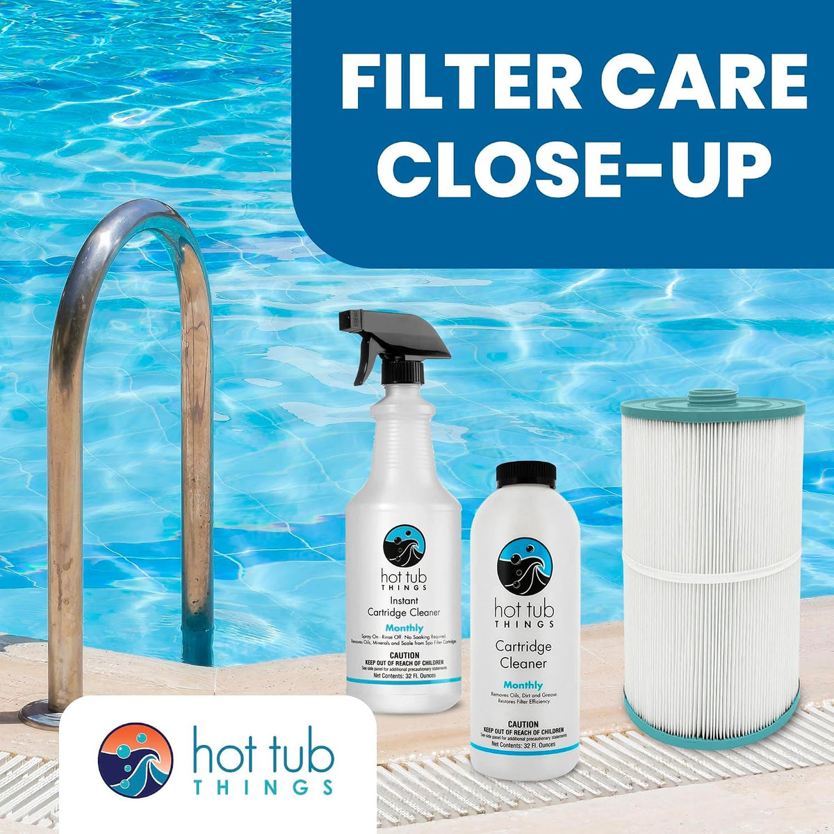 Hot Tub Things Advanced Spa Filter Replacement Cartridge