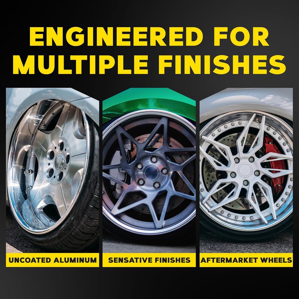 Hot Rims Aluminum Wheel Cleaner -24 Oz Spray | Wheel & Tire Cleaner ,Removes Brake Dust, Road Grime and Dirt, Safe