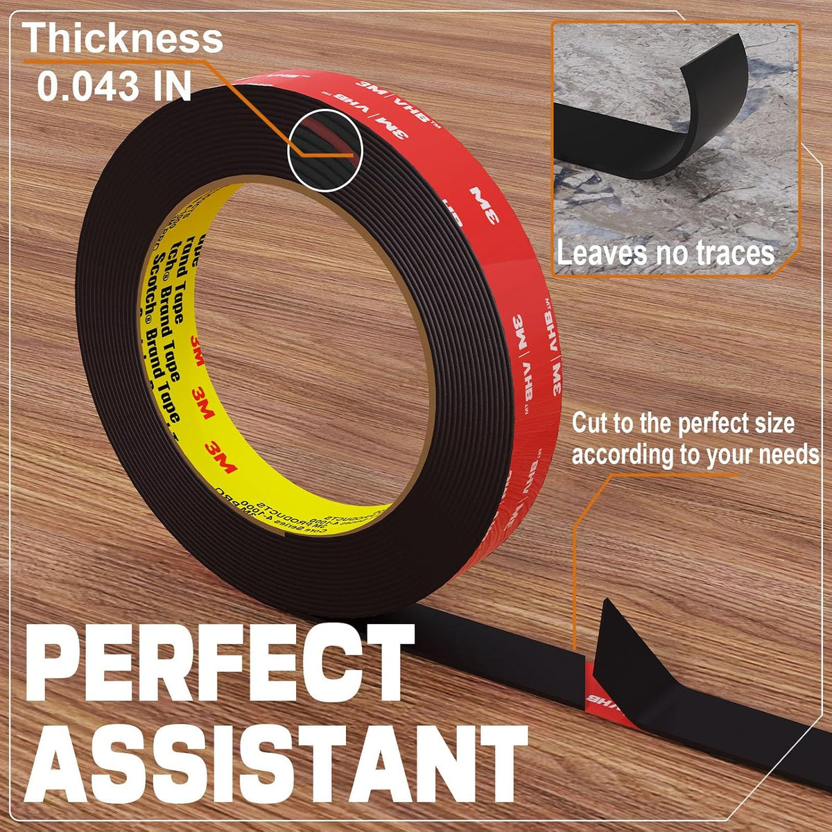 3M Double Sided Tape Heavy Duty 0.39 x 10FT 5952