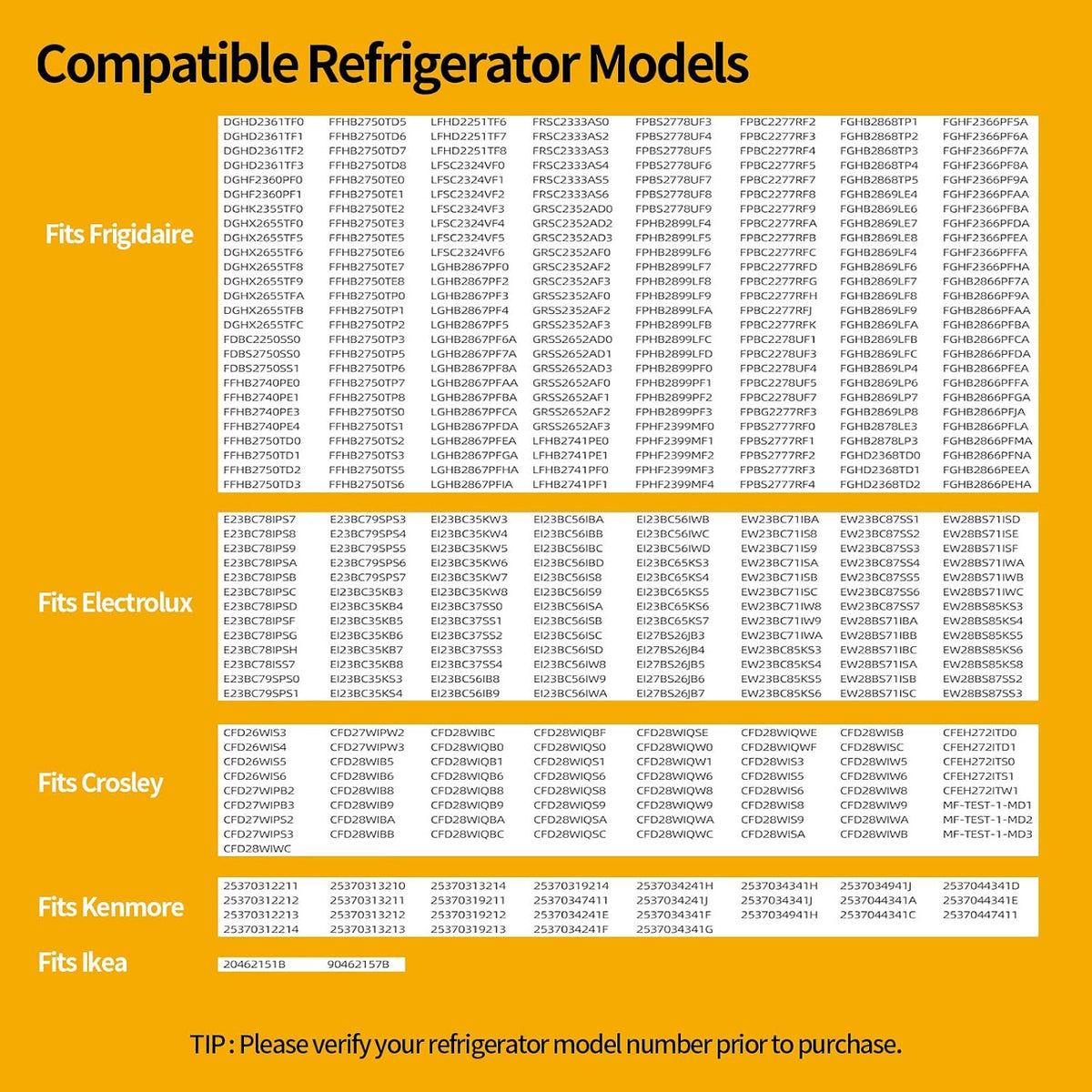 Upgraded 243297609 Ice Maker Replacement Refrigerator Ice Makers Fits for Frigidaire Ice-Maker 243297613, for Electrolux Icemaker Replacement Parts, Replaces 243297606, 6-Pin