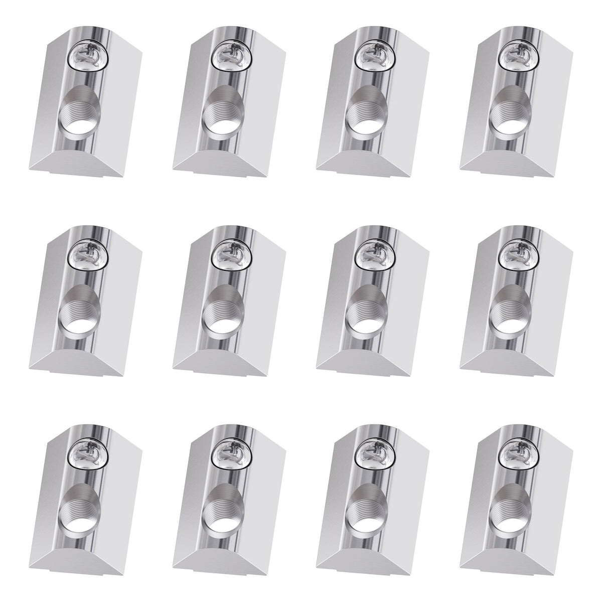 FOCMKEAS 12PCS M4 Spring T Nut, 4040 Series