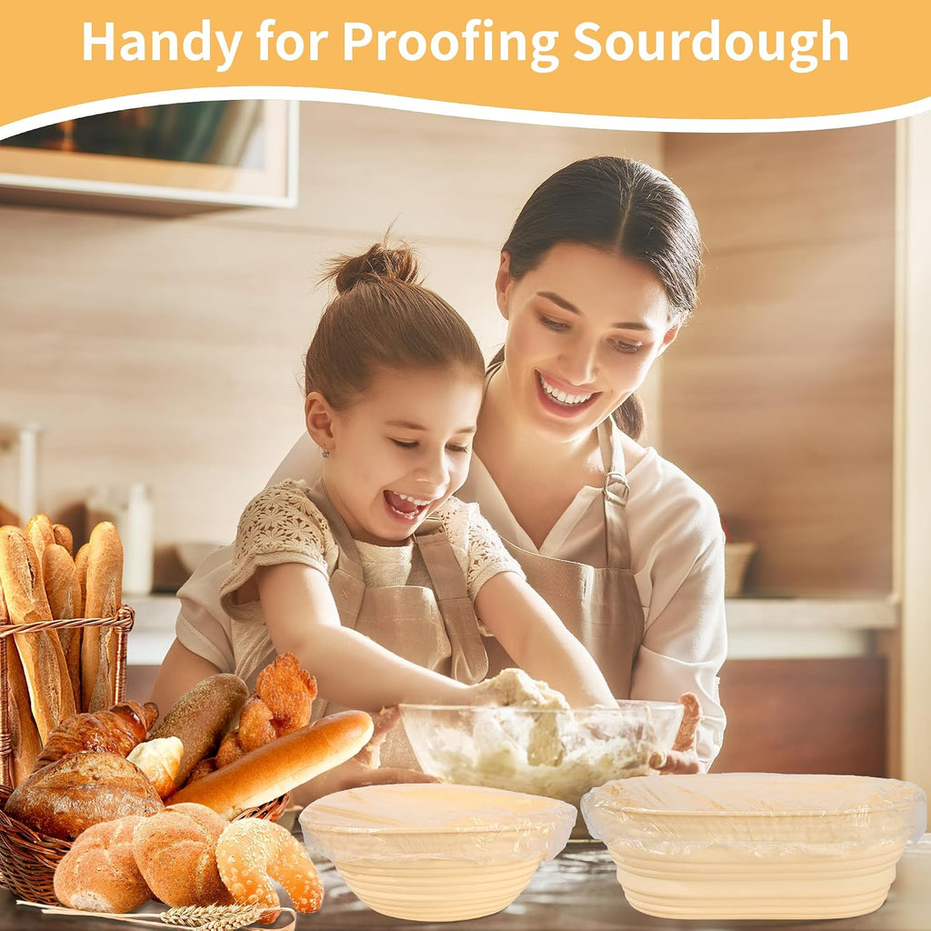 200 Bowl Covers for Bread Proofing,Elastic Large Plastic Wrap for Food