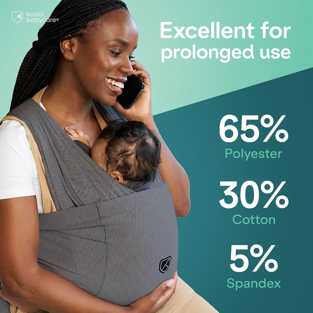 Baby Carrier Wrap, Easy to Wear As a T-Shirt - Original Baby Carrier Newborn to Toddler - Sling One Size Fits All