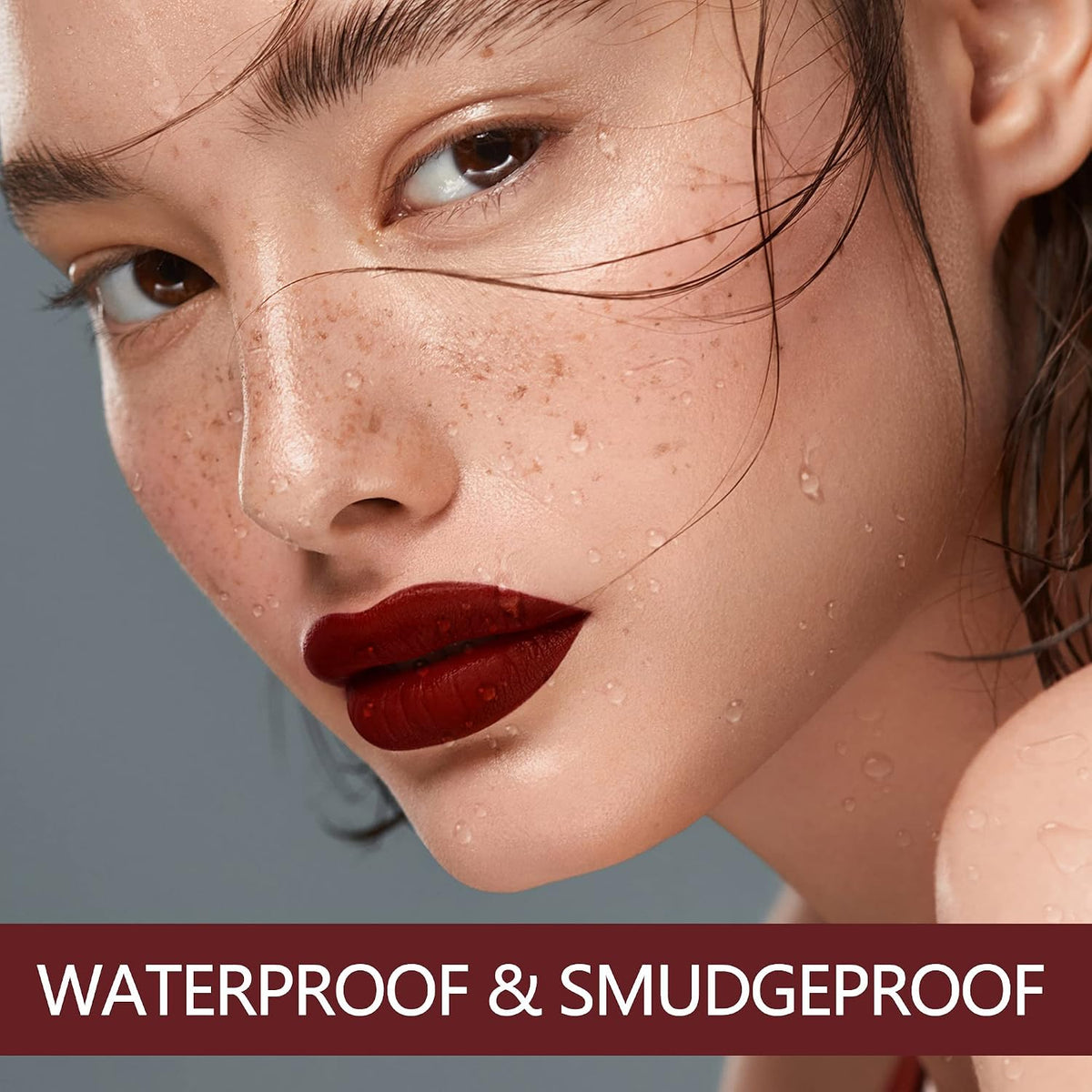 Dark Red Lipstick Matte for Women Long Lasting Lipsticks