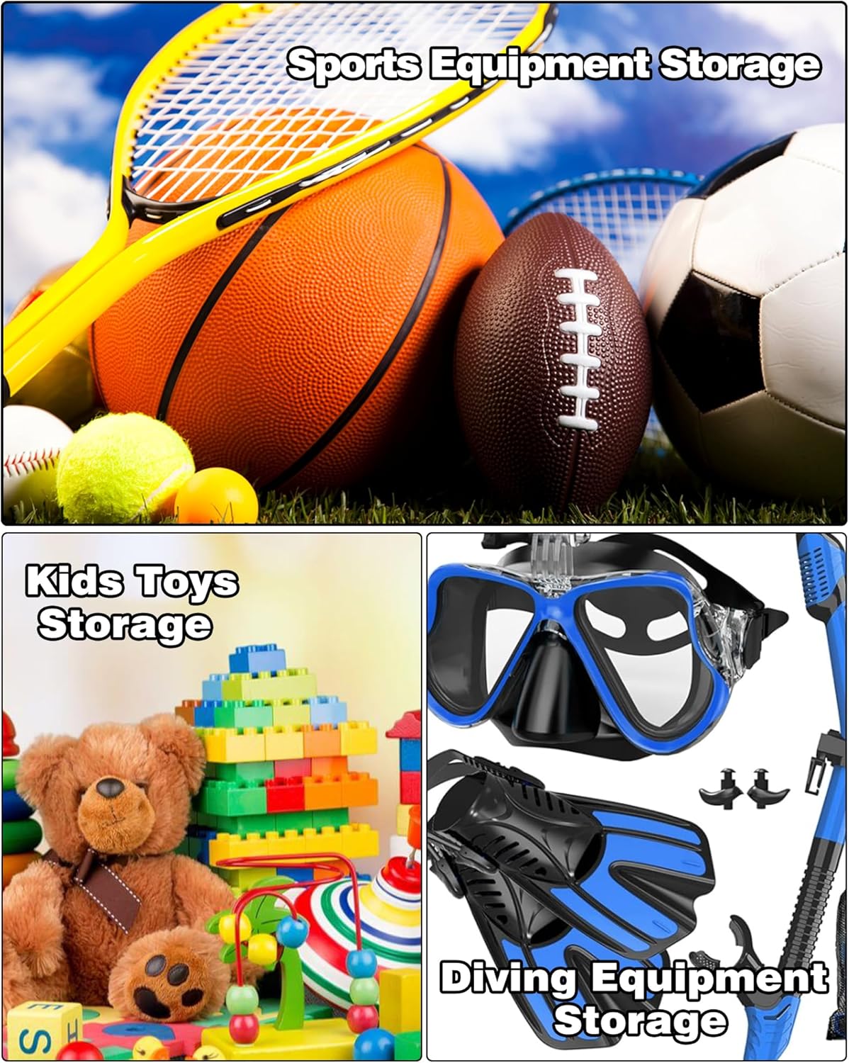 1/2pcs Soccer Ball Bag,Adjustable Shoulder Strap Extra Large and 1pcs Drawstring Mesh Ball Bag,Heavy Duty Soccer Ball