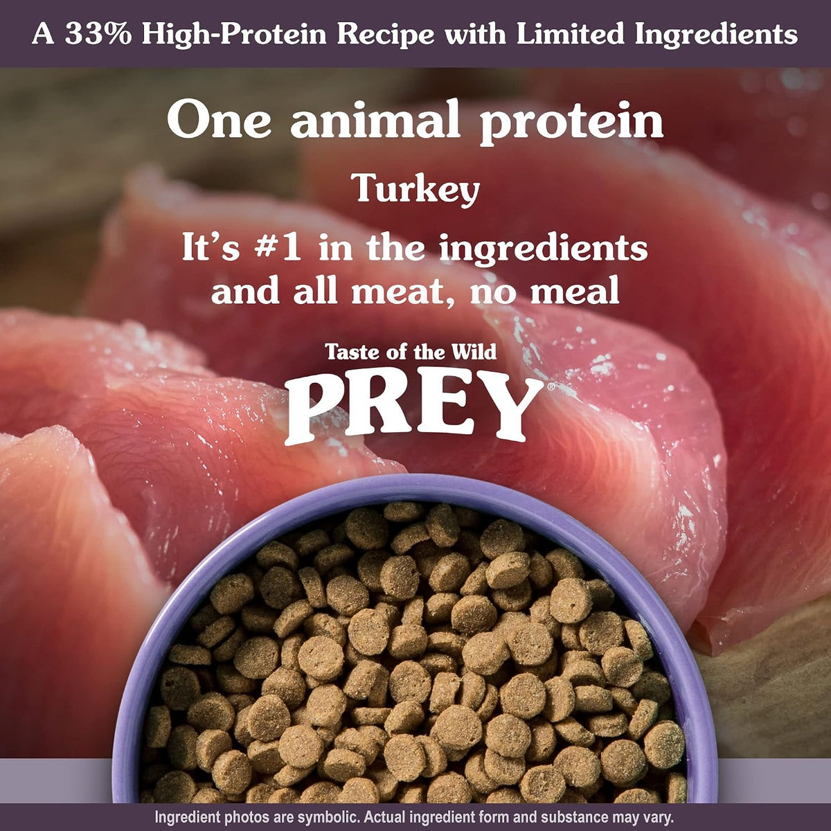 Prey Turkey Kitten, Adult & Senior Dry Cat Food 6lb
