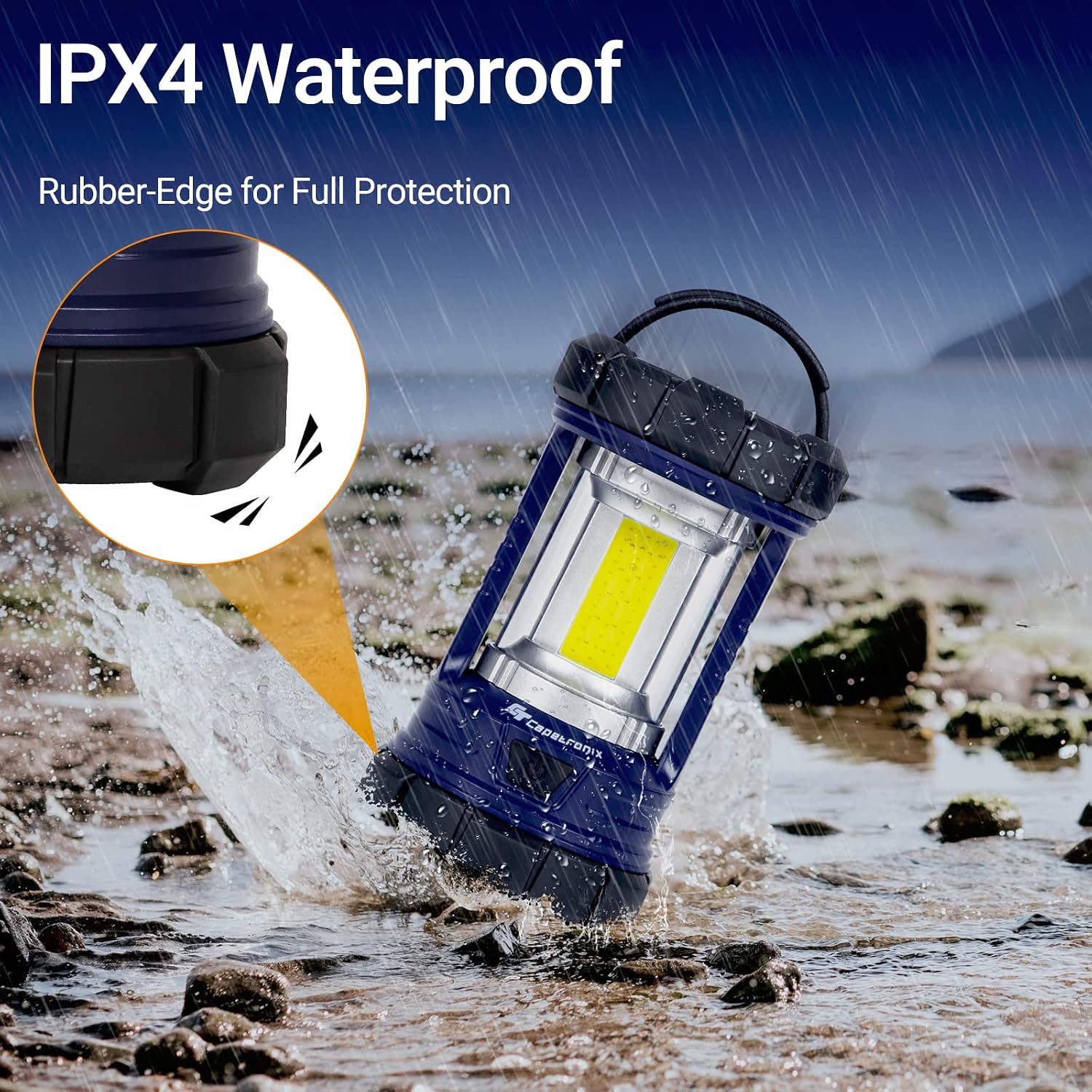 Camping Lantern, 3200LM LED Lanterns for Power Outages, 4600mAh Phone Charger & Rechargeable Lantern, 5 Light Modes
