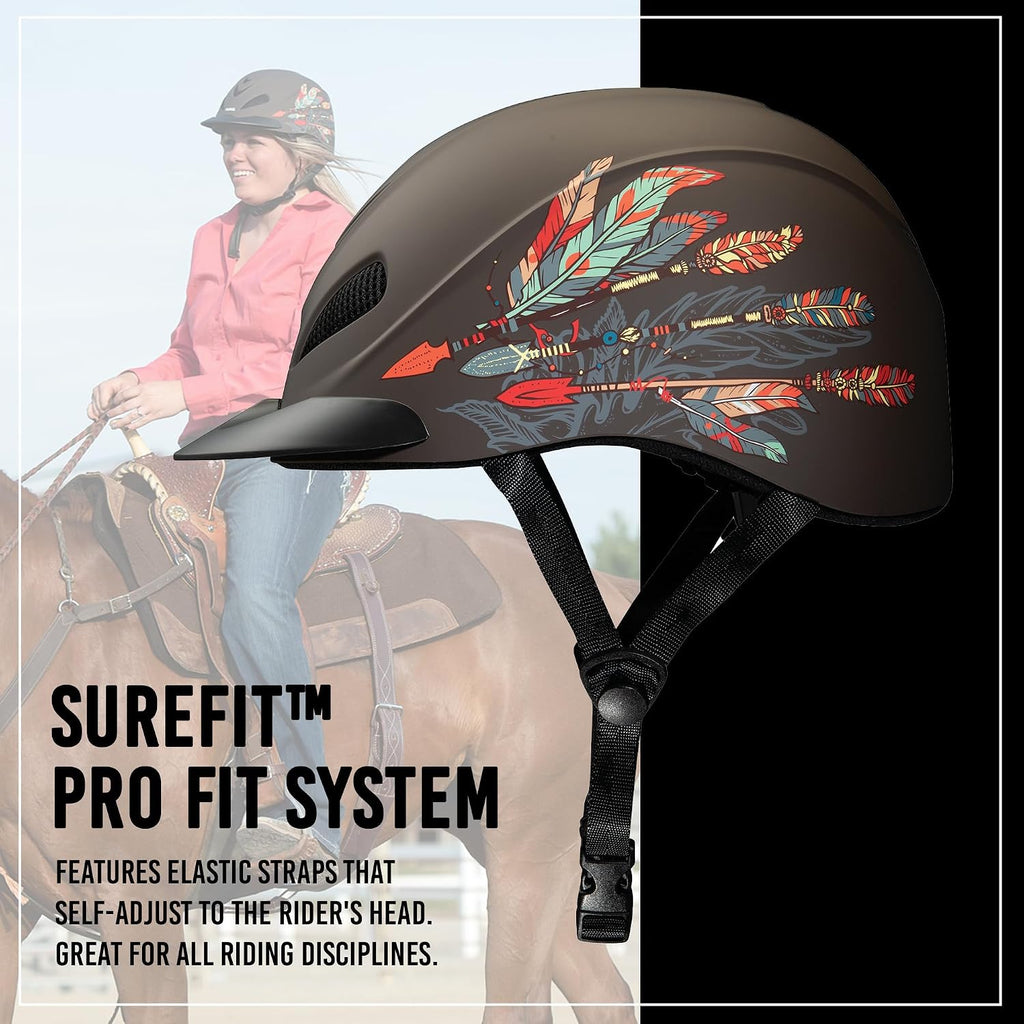 Rebel Aloha Horse Riding Helmet