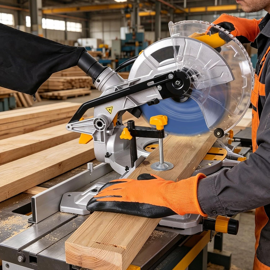 10" 60T Thin Kerf Circular Saw Blade Woodworking Fine Finish, Trim | Tungsten Carbide ATB Cutting Teeth, Finish, Trim