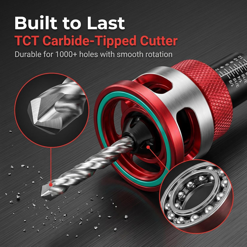 Countersink Drill Bit Set for Woodworking, 7-Piece
