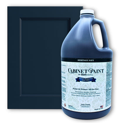 Kitchen Cabinet Paint - Satin, Pro-Grade Formula by Refinishing Pros Since 1972, Low-VOC, Scrub Resistant, for Wood