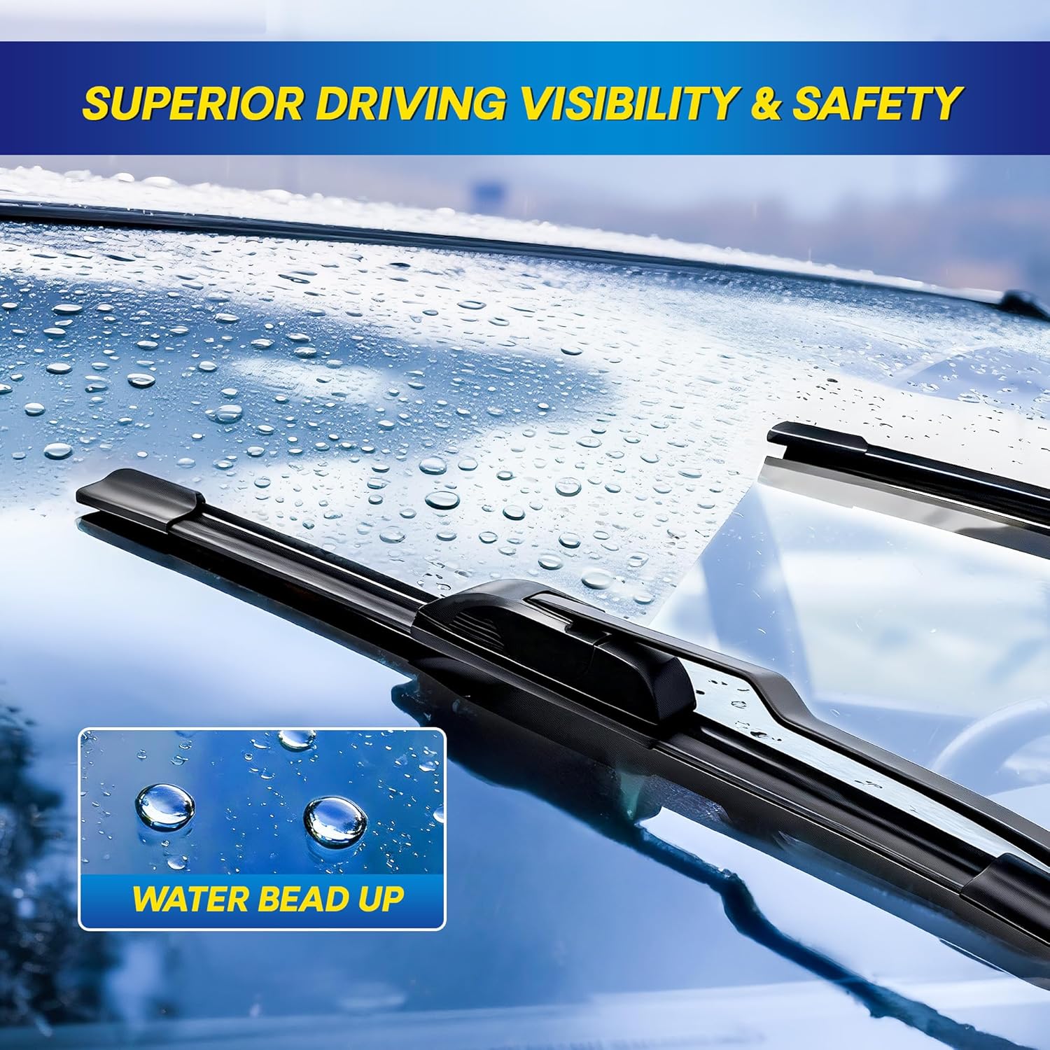 Silicone Windshield Wipers Replacement for 2018-2022 Volkswagen VW Tiguan Wiper Blades(Set of 3),Automotive