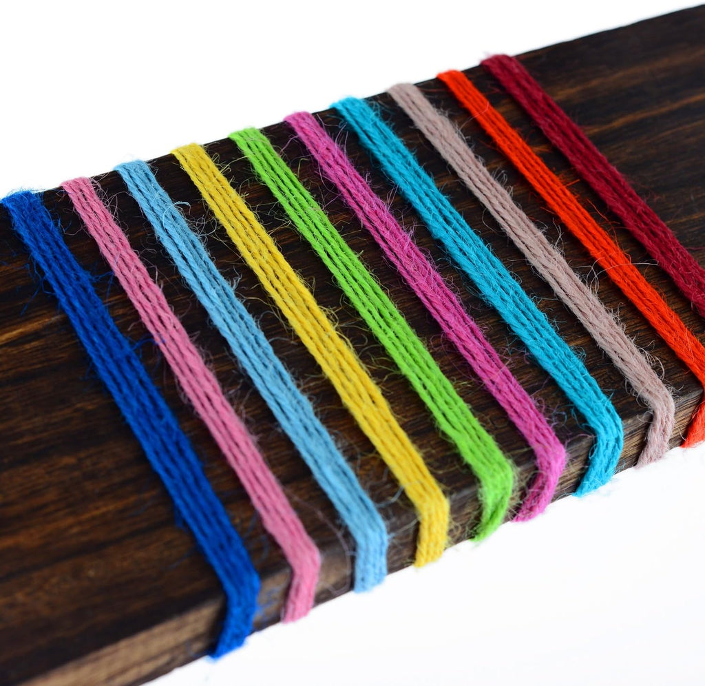 Natural 3 ply Jute Twine Rolls 1/12 in 1000 Feet
