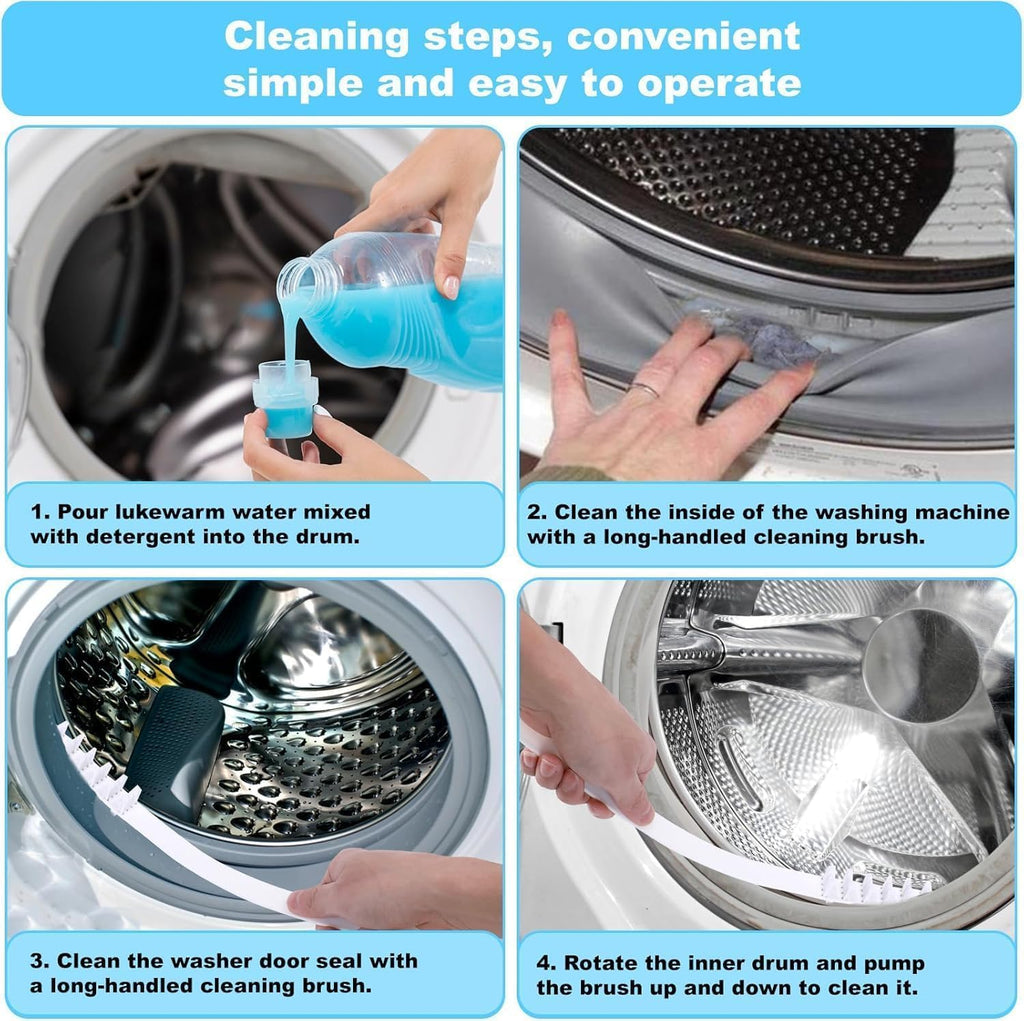 8-Piece Washing Machine Cleaning Brush Set