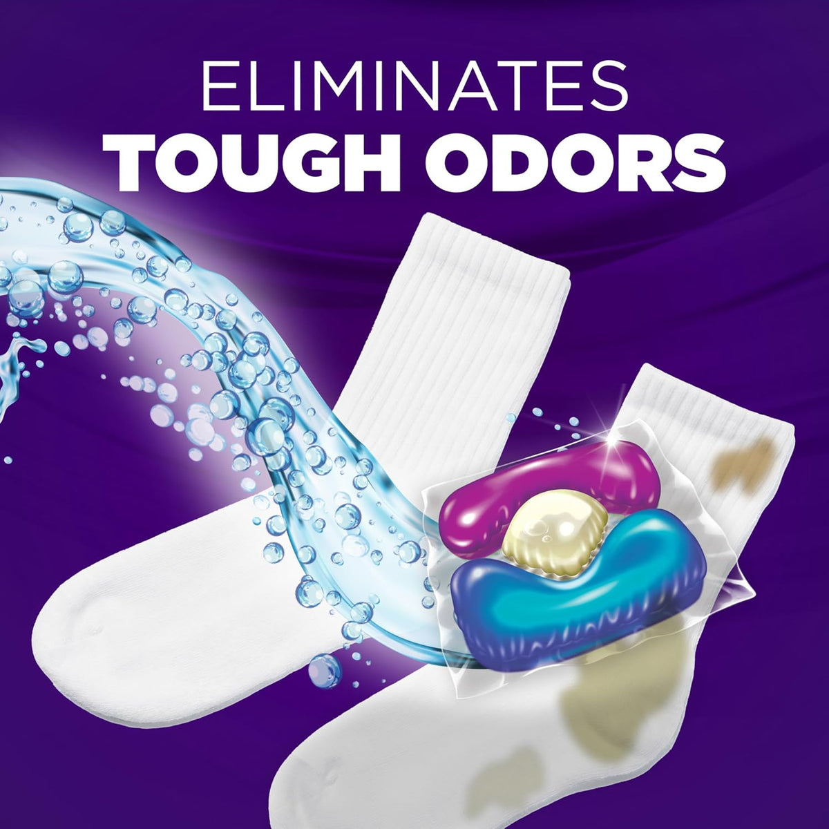 Plus OxiClean Odor Blasters Laundry Detergent Pak, 42 Count