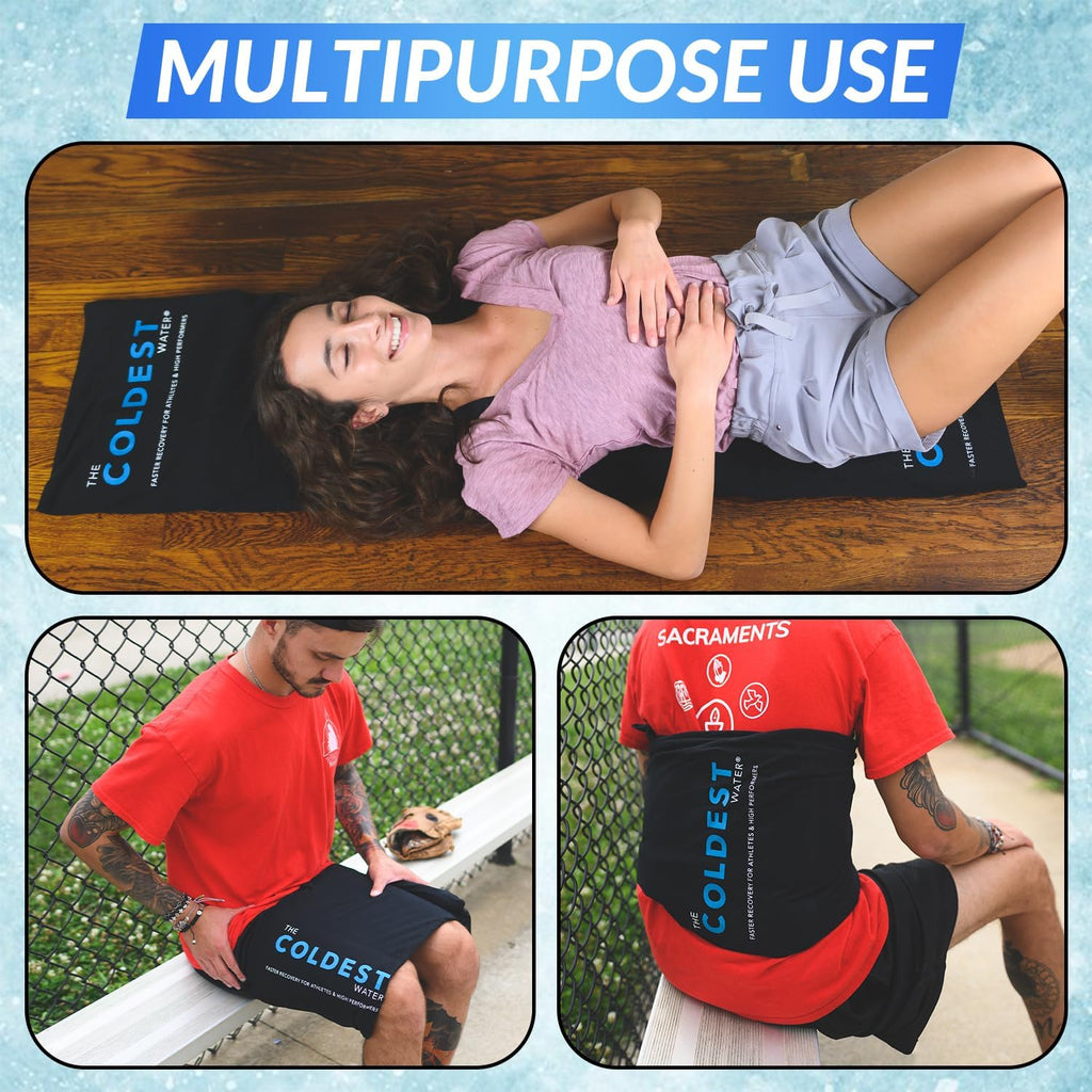 Coldest Extra Large Ice Pack for Back and Full Body - Cold Compress for Pain Relief, Ice Blanket for Sleeping or Ice