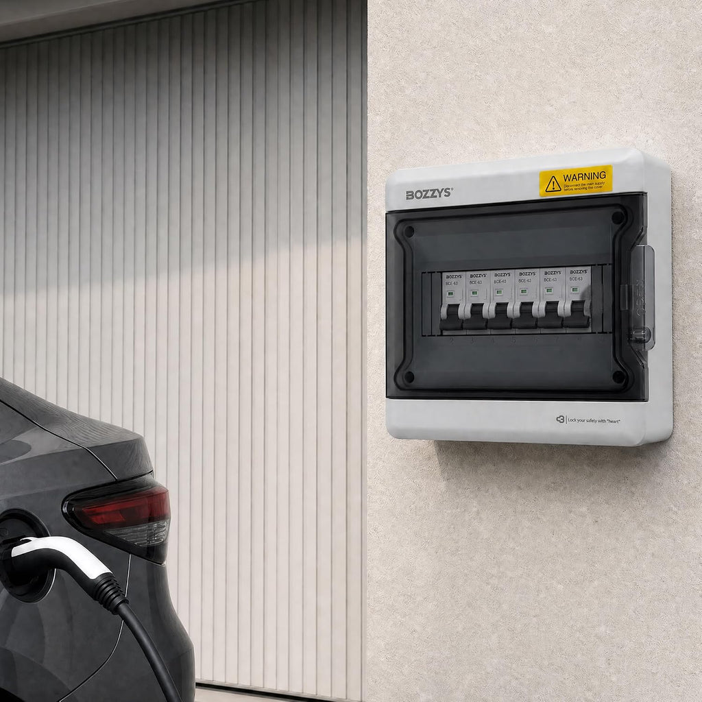 4-Way Din Rail Enclosure | Outdoor Electrical Box IP65 Waterproof