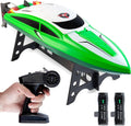 Velocity Green Fast RC Boat- Remote Control Boats for Adults and Kids, Underwater Speed Racing Mini RC Toy for Pools