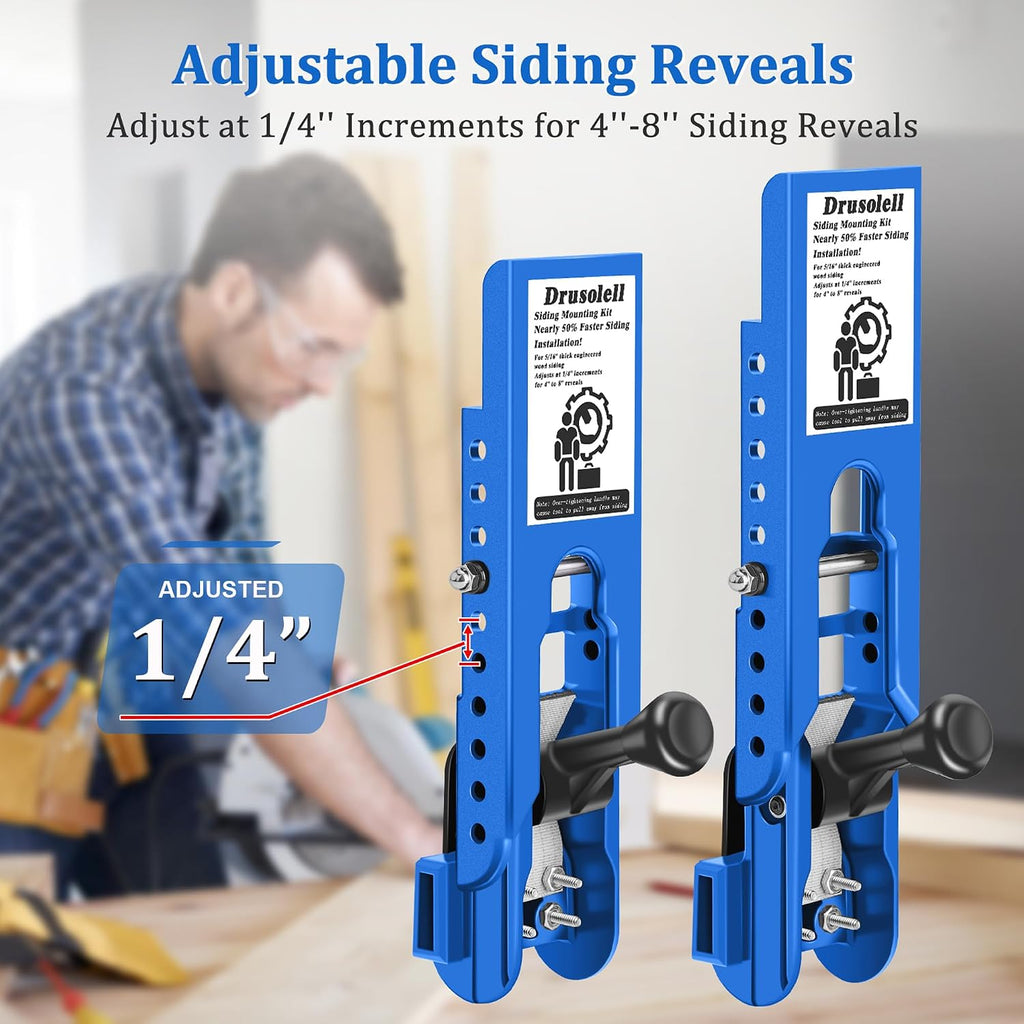 Siding Tools Compatible with 5/16- Inch Fiber Cement Siding