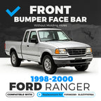 ALMULOO Bumper Face Bar Compatible with 1998-2000 Ranger