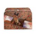 chaqlin 4 Slice Toaster Covers for Kitchen Rose Horse Pattern Toaster Bags Personalized Design Appliance Accessories