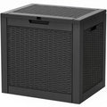 Outdoor Storage Box,42 Gallon Waterproof Resin Patio Deck Box