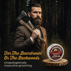 Beard Wax & Mustache Wax for Men, Strong Hold, 1 oz
