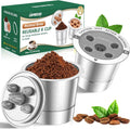 Reusable K Cups for Keurig: 2026 Updated My K cup Metal Coffee Filter Refillable Coffee Pods with 5 Holes - for K