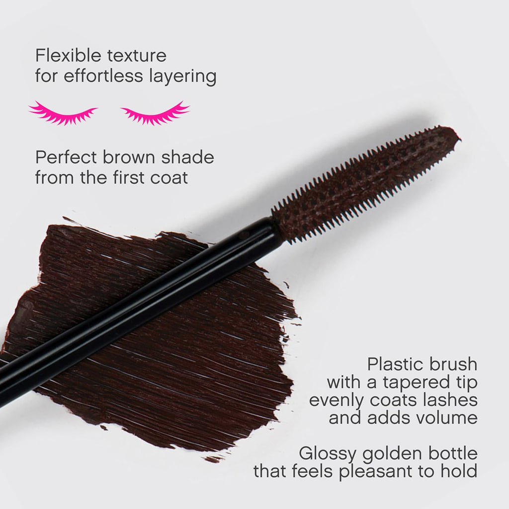 Cabaret Premiere Brown Mascara, Volume and Length, Defining, Curling, No Flaking, No Clumping, Smudge Proof