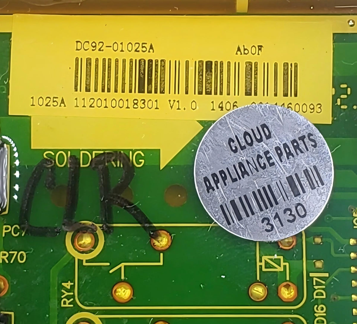 DC92-01025A for Samsung Washer Control Board