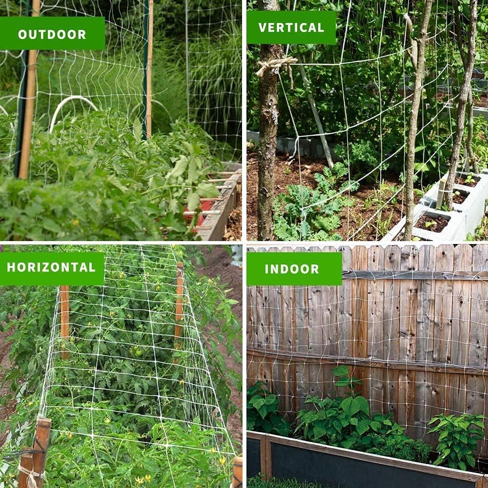 Heavy-Duty Polyester Plant Trellis Netting 5 x 30ft (1 Pack)