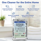 Sodium Percarbonate Powder 5 lbs – Non-Chlorine Oxygen Bleach Alternative & Stain Remover – Multi-Purpose Cleaner for