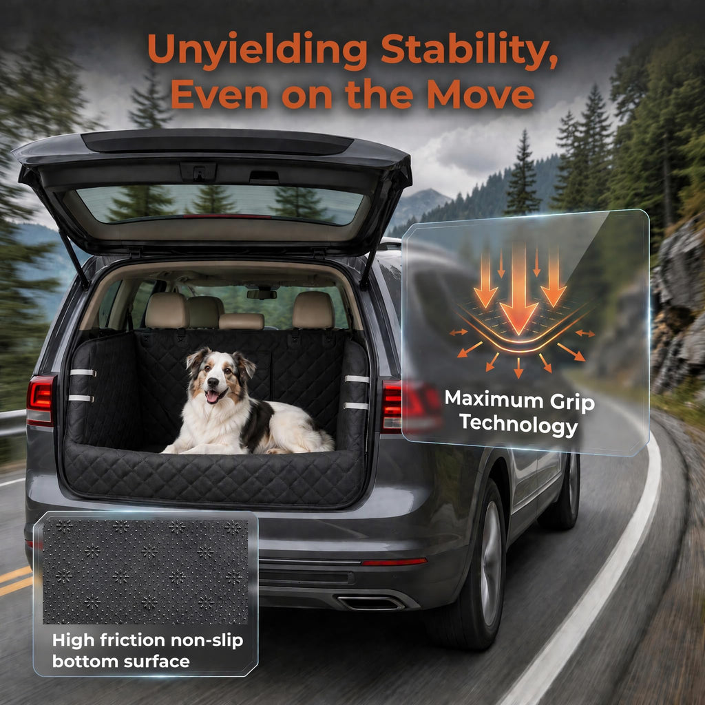 RYNVALE SUV Cargo Liner for Dogs, Full Coverage with Cushioned Sides