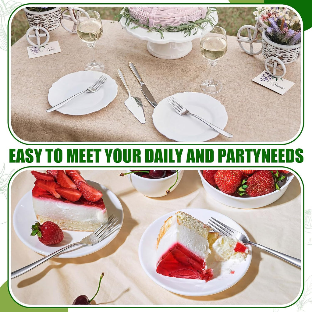 400 Pcs Stainless Steel Dinner Forks Set, 8 Inch Bulk Metal Forks