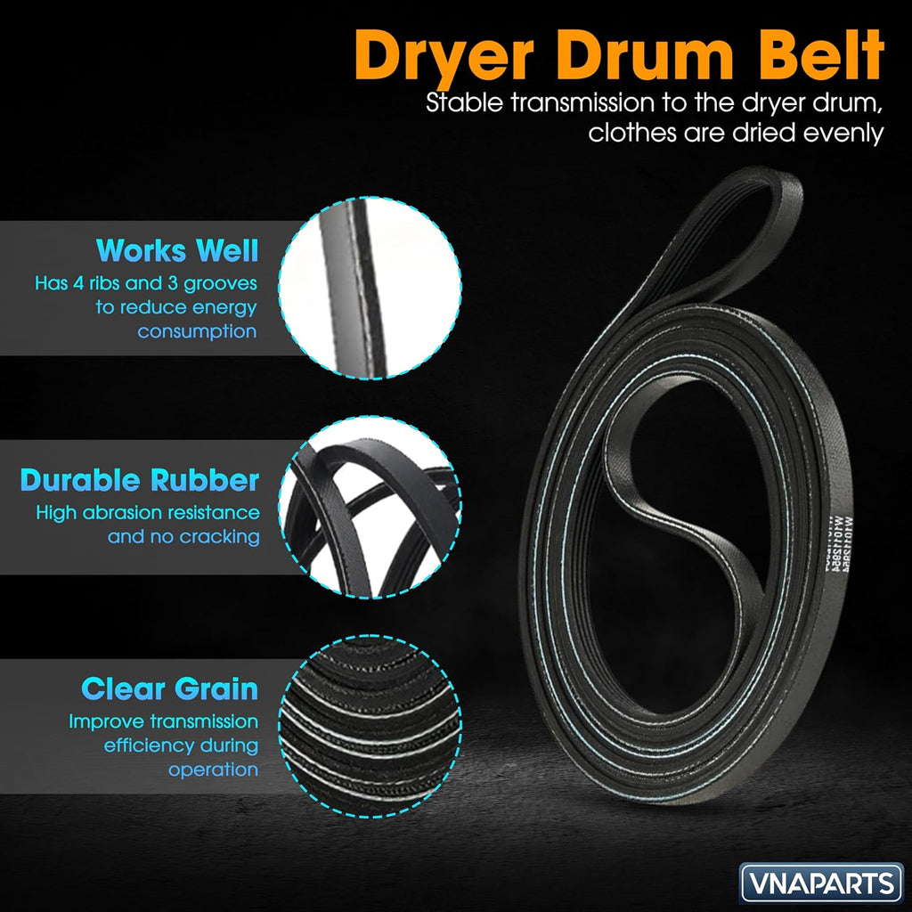 Dryer Repair Kit For Whirlpool WED8300SW0 WED8300SW1 WED8300SW2 WED9050XW1
