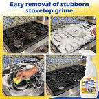 Heavy‑Duty Oil Degreaser Cleaner for Pan Bottoms, Oven, Stove, Range Hood