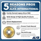 ALFA HM2-513 Replacement 60Hz Brass Worm Wheel Gear & Bushing