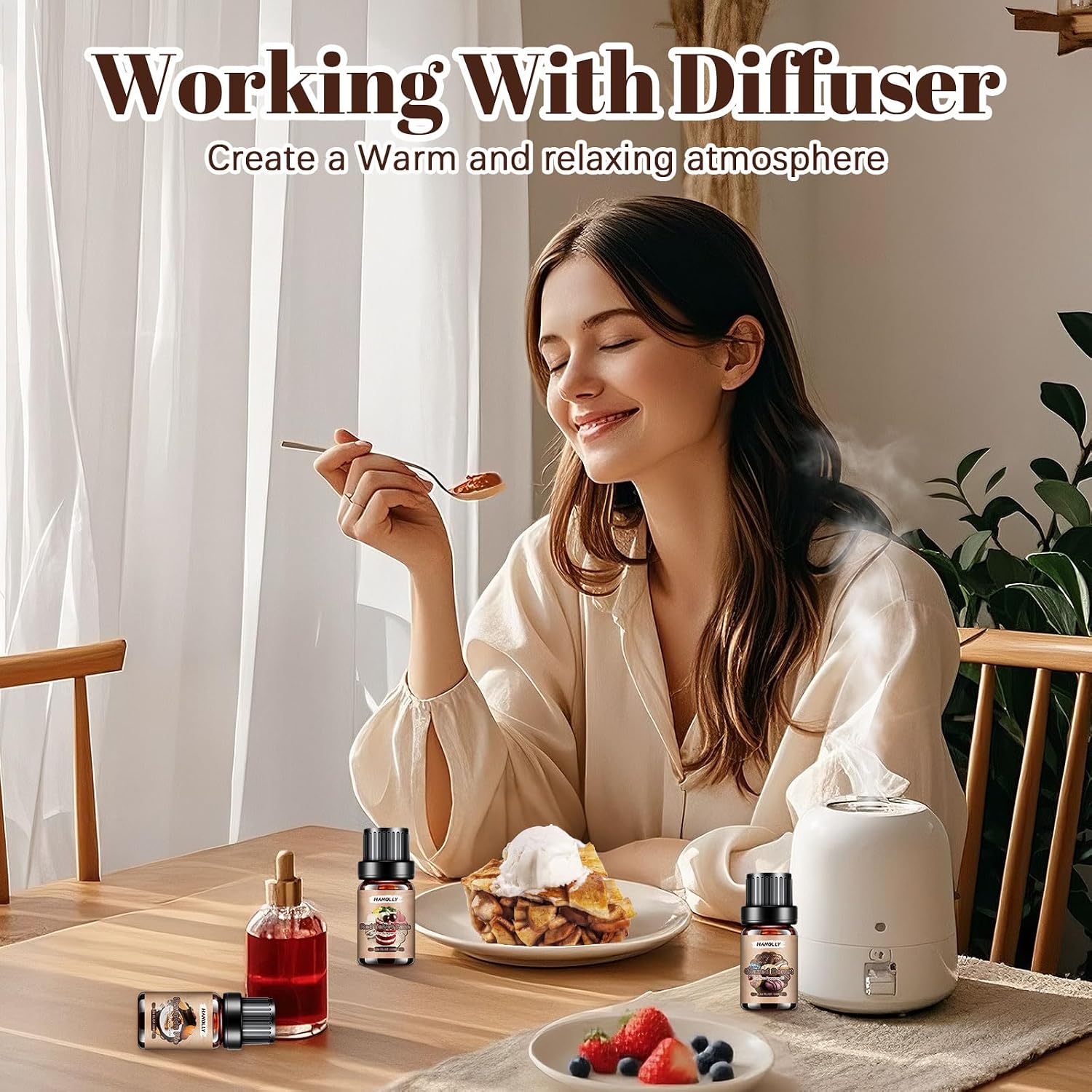Bakery Essential Oils Set,Dessert Fragrance Oil for Candle & Soap Making | 6 Premium Scented Oils for Diffusers